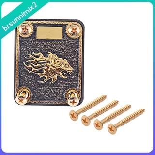 (Brsunnimix2) Placa De Pescoço De Guitarra Elétrica Em Liga De Zinco Para Strat Telecaster Tele Guitarra Acessório