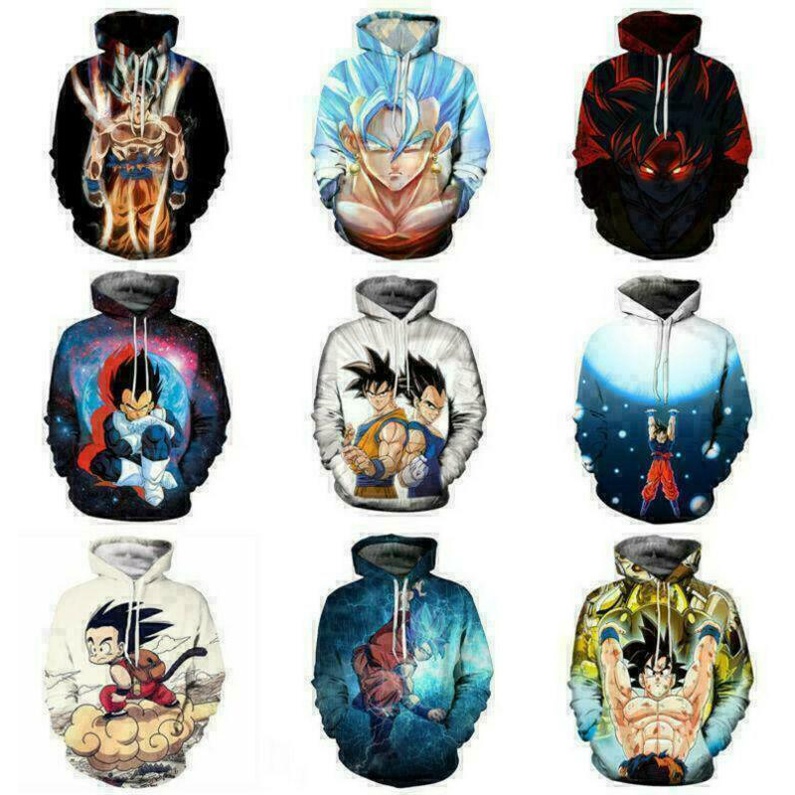 Em promoção! O Anime Dragon Ball Hoodies Impressão 3d Pulôver De