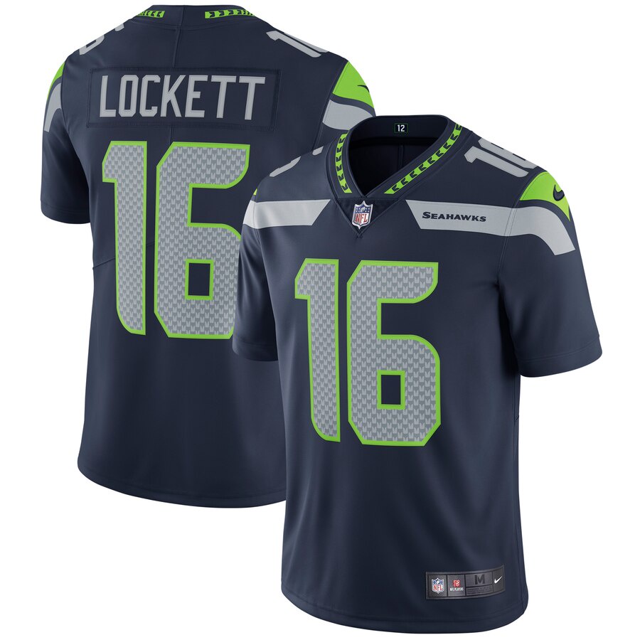 Masculino Camiseta 2022NFL Seattle Seahawks Tyler Lockett Neon Green Limitada Camisa de Futebol Americano Jersey