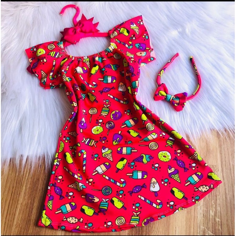 Roupa sales infantil vestido