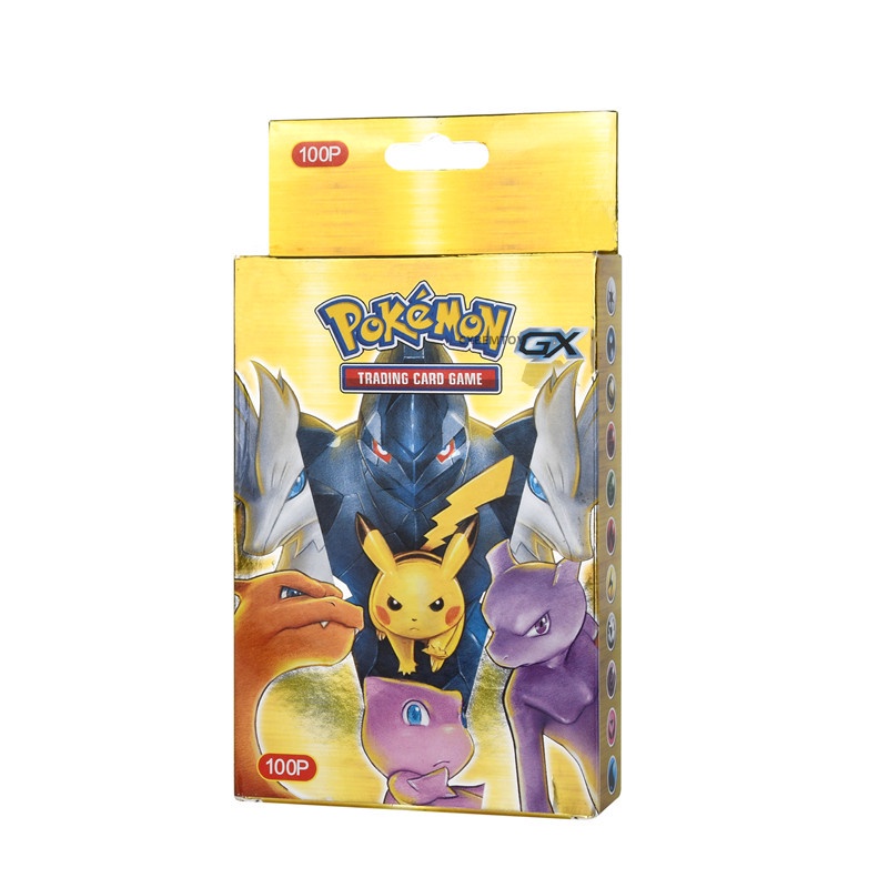 100Pcs/Box Inglês GX TAG Pokemon Jogo De Cartas De Pokémon Treinador De Batalha Cartões De Energia Brinquedos Álbum Booster Divertido Para Crianças Adultas