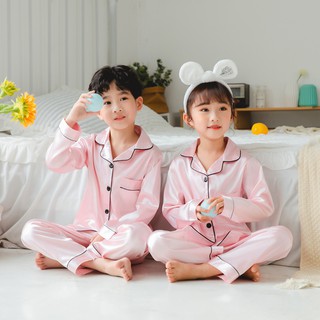 Pijama Infantil De Seda Para Meninas 3 6 9 12 14 Anos, Conjunto De Roupas  Para Dormir, Meninos E Meninas Adolescentes, Pijama Roxo De Cetim Para  Crianças - Conjuntos De Pijama - AliExpress