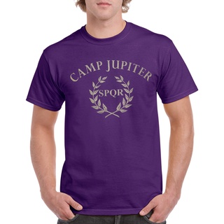 Camiseta Infantil Algodão Camp Half Blood Jupiter Poseidon