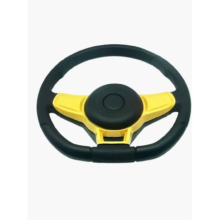 Volante Esportivo Gti Mk7 Amarelo S/CUBO