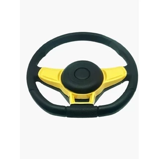 Volante Esportivo Gti Mk7 Amarelo S/CUBO