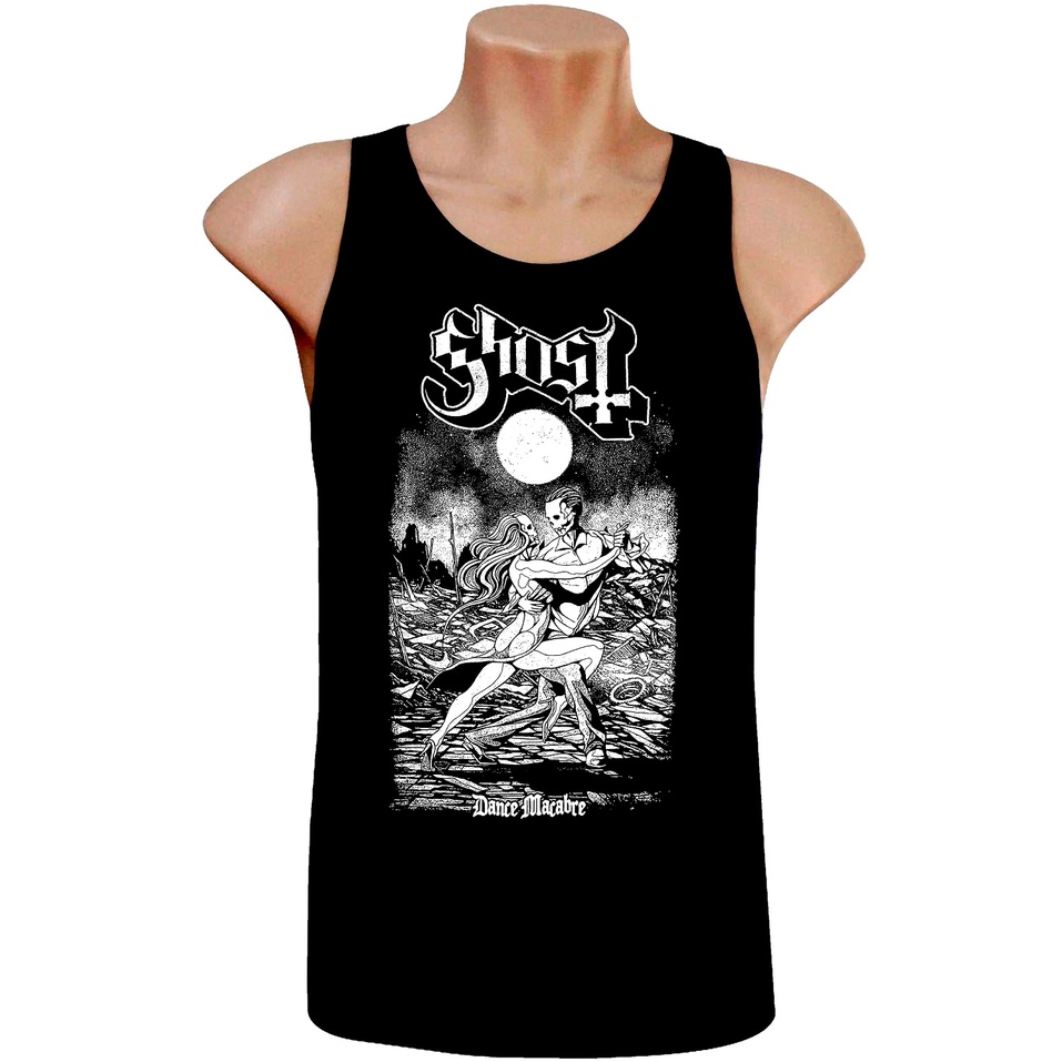 Regata masculina Ghost bandas metal rock camiseta