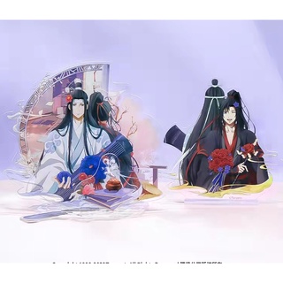 Suporte de acrílico para personagens untamed, placa de modelo mo dao zu shi  bl, série de anime wei wuxian lan wangji, decoração de mesa, brinquedos,  presente