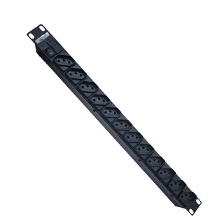 Régua Protector Filtro De Linha 19 1u'' Rack 12 Tomadas