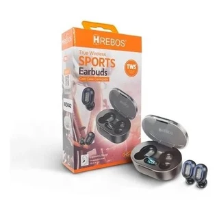 Fone de ouvido bluetooth sem fio Earbuds Hrebos Hs-650