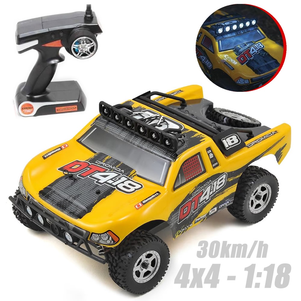 Carro Controle Remoto Automodelo Desert Dt4 Dromida 1 18 4x4 30km h Completo