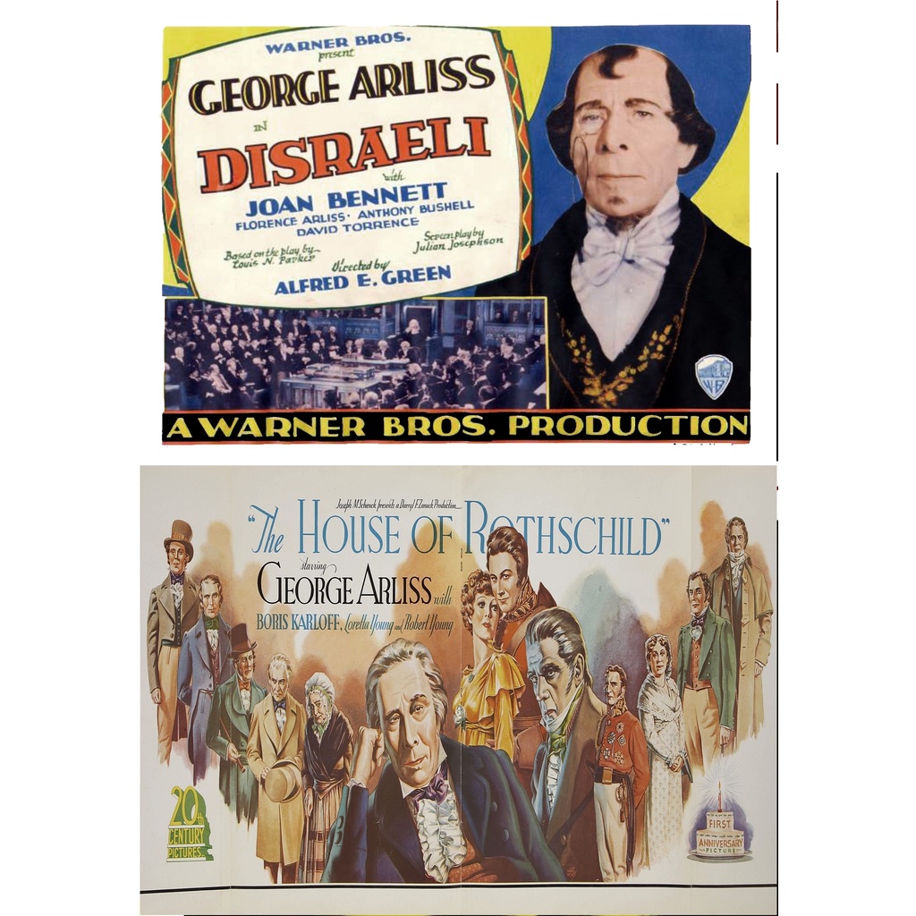 2 Filmes de Arliss Disraeli e A Casa de Rothschild Shopee Brasil