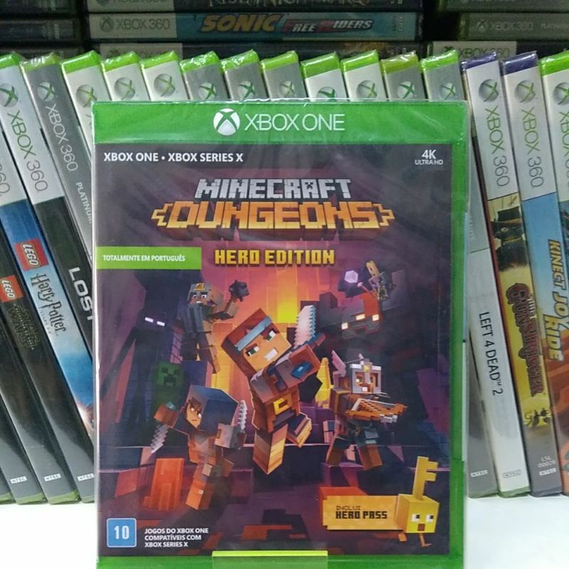 Minecraft Dungeons Jogo Xbox One Midia Digital