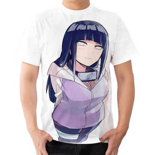 Camiseta Infantil Hinata Hyuga Personalizada