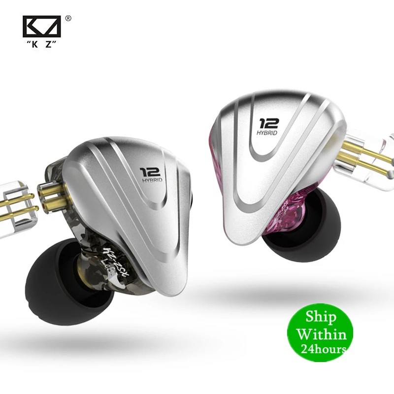 KZ⭐️ KZ ZSX Terminator 5BA 1DD Fones De Ouvido Hibridas/Intra