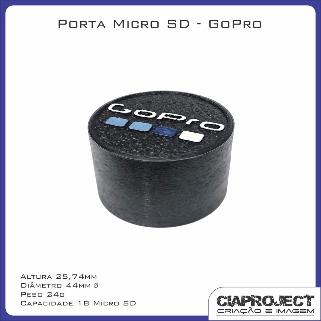 Porta Micro Sd Para 18 Unidades (case, Gopro, Fotografia) | Shopee Brasil