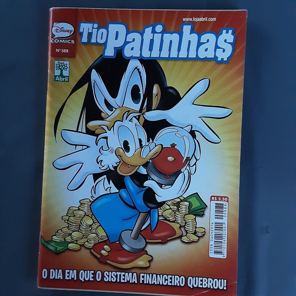 Hq Disney English Comics Gibi em Inglês Tio Patinhas Vol. 10 - Revista HQ -  Magazine Luiza