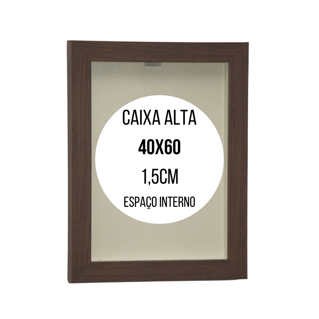 Quadro Frase Levanta Sacode a Poeira II - 40x40cm - Moldura Caixa Branco