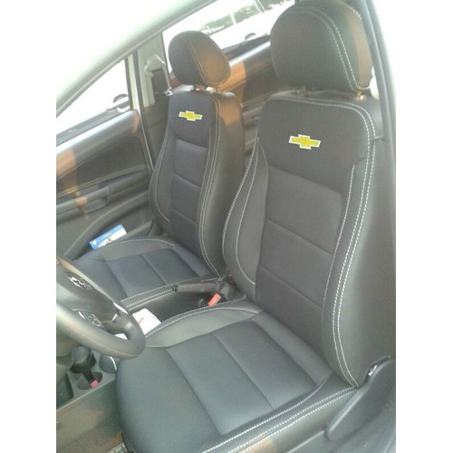Capa Banco Em Couro Chevrolet Celta 2012 + 2 Brindes
