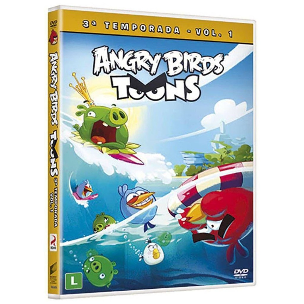 Angry Birds 3a Temporada Vol. 1 - LACRADO | Shopee Brasil