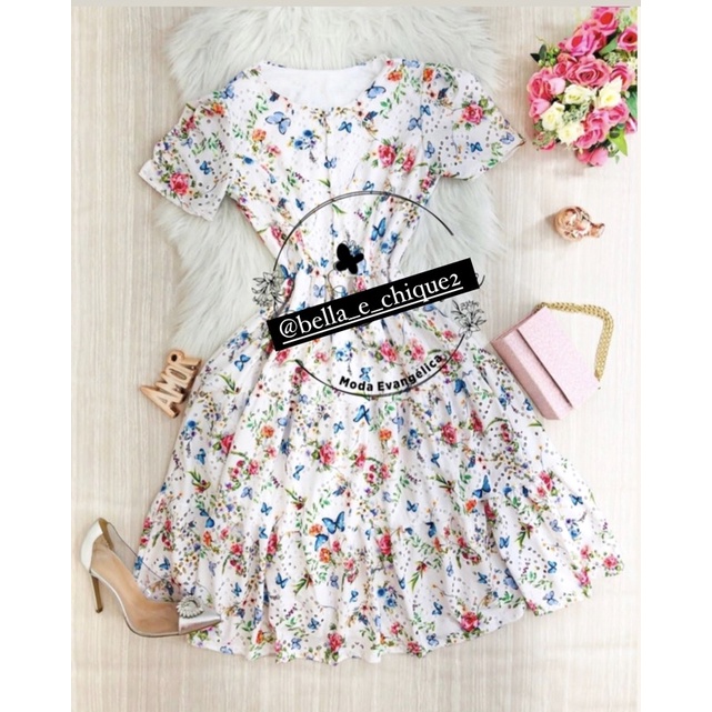 vestido-borboleta-azul-shopee-brasil