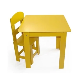 Mesa De Estudos Com Cadeira Infantil Mdf