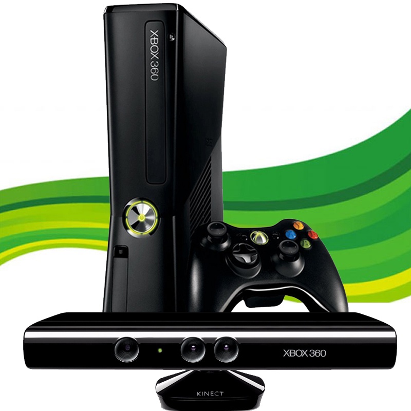 Darkgames - Xbox 360 bloqueado mais kinect, dois jogos e