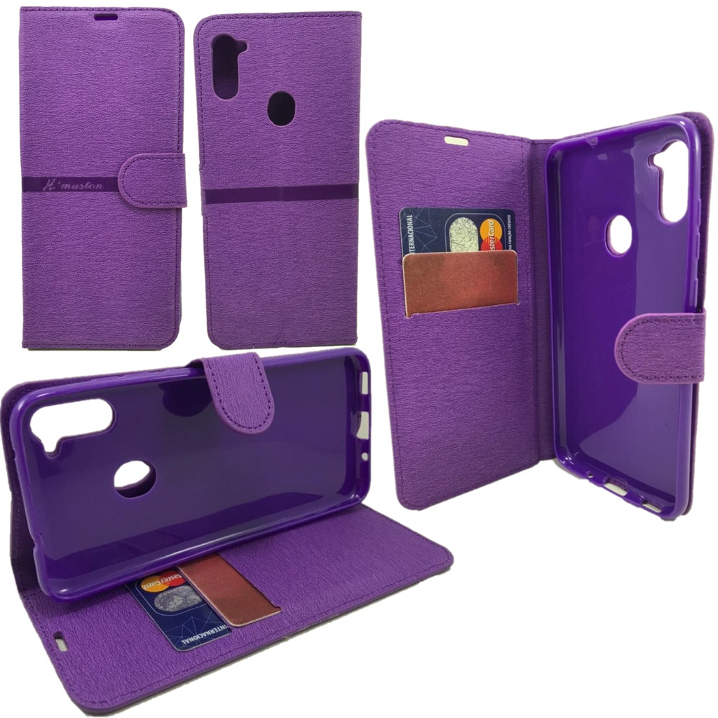 Capa Carteira Samsung Galaxy A Sm A Cor Roxo Tela De Capinha Case Shopee Brasil