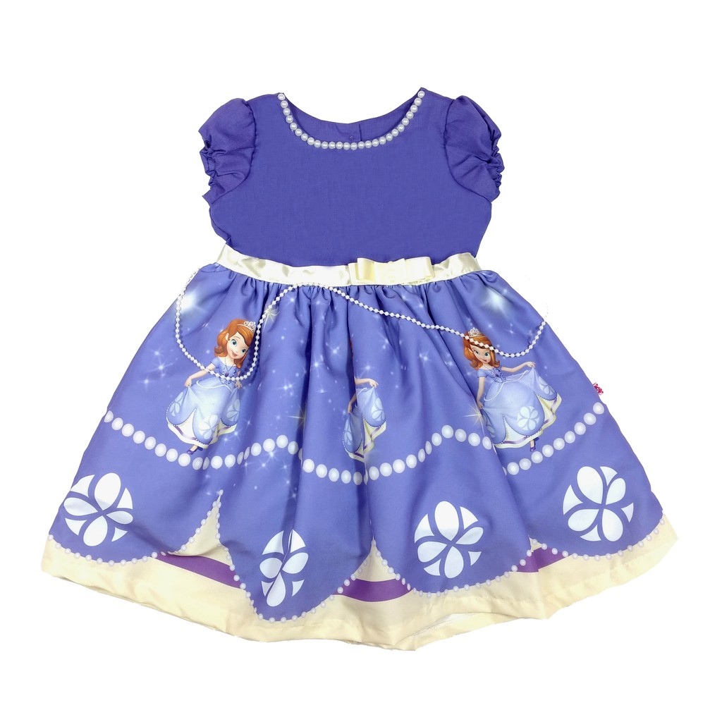 Vestido Princesa Sofia 1 Ano