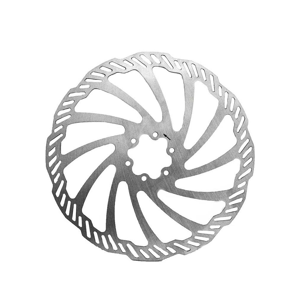 Disco Rotor 160mm Inox Para Freio Mecânico e Hidráulico Bicicleta Mtb 6 ...