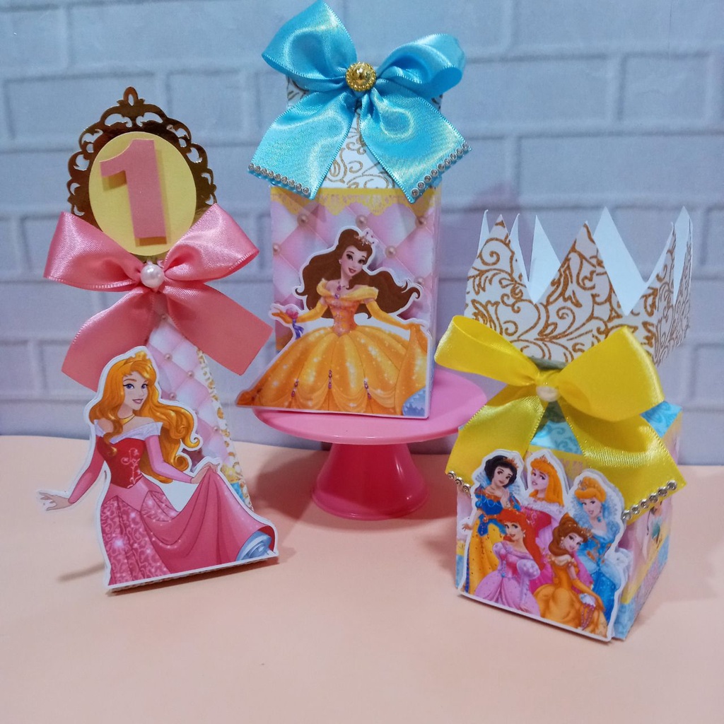 Lembrancinha Personalizada Princesas Para Aniversário | Shopee Brasil