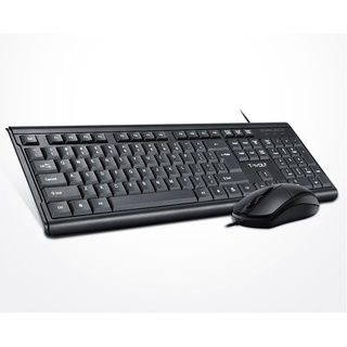 Kit Teclado e Mouse Preto Escritório T-Wolf 500