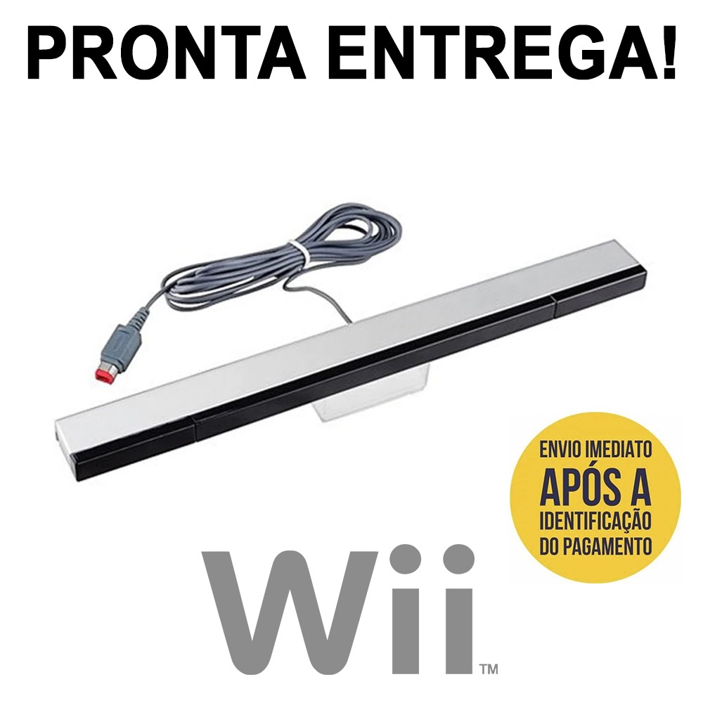 Sensor Bar Wii E Wii U Nintendo Barra Sensor Régua Nova!