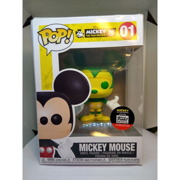 Green and yellow mickey best sale funko pop