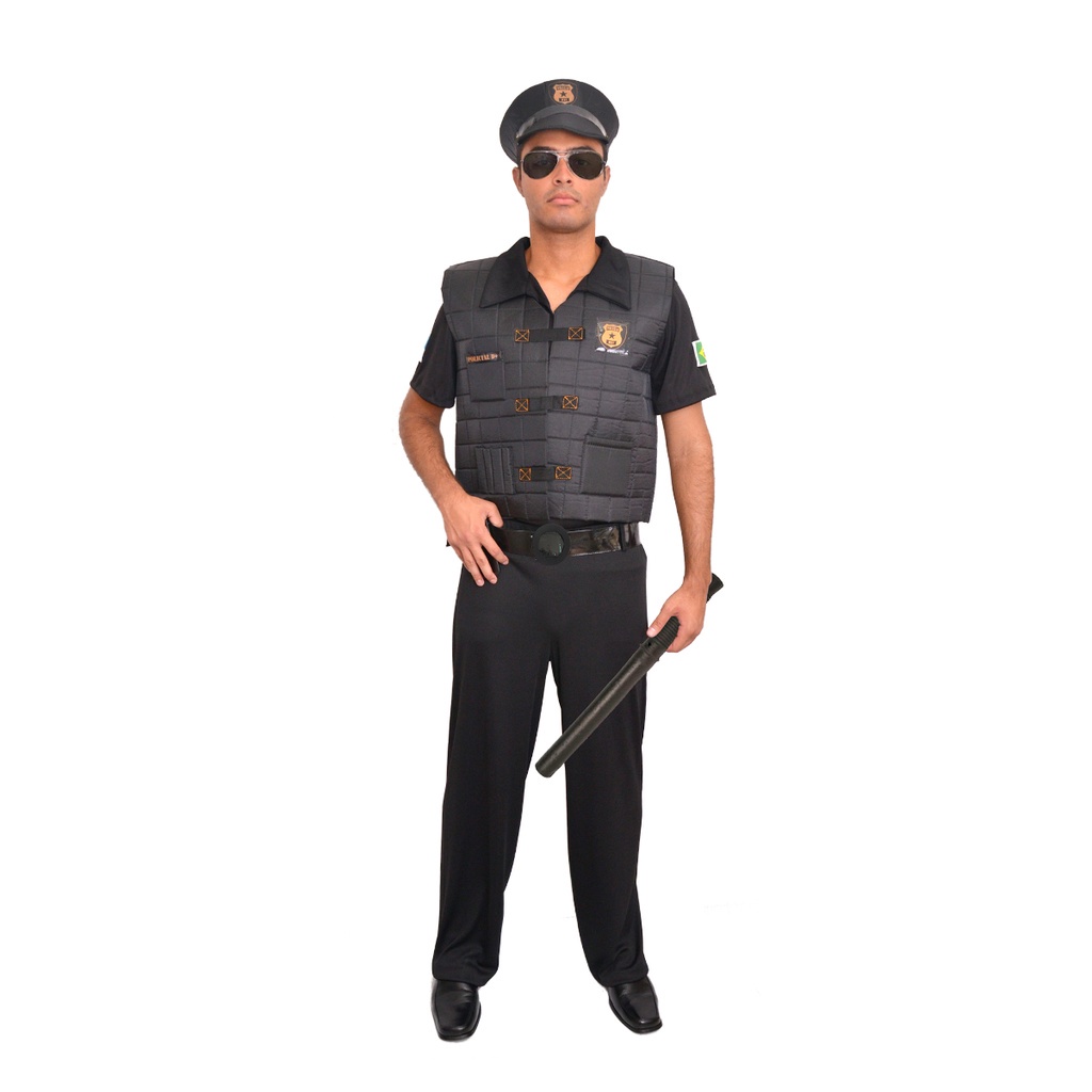 Fantasia Policial Masculino Adulto