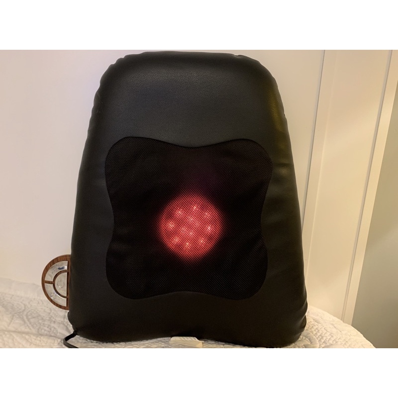 Massageador costas com aquecimento da brookstone pouqu ssimo usado