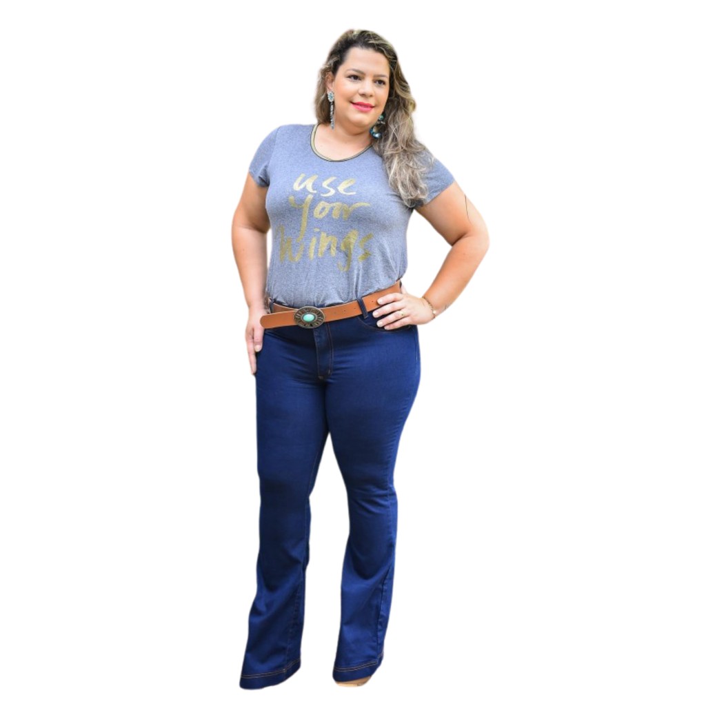 Calça jeans cambos plus sales size