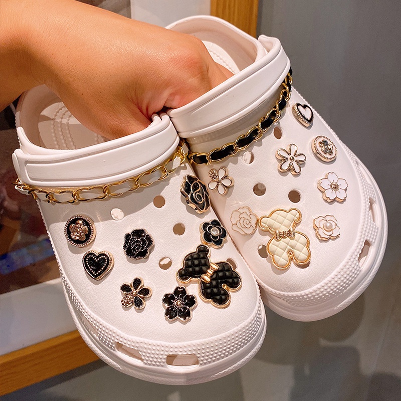 jibbit cross charms Gourmet Dessert Series Sapatos De Fivela