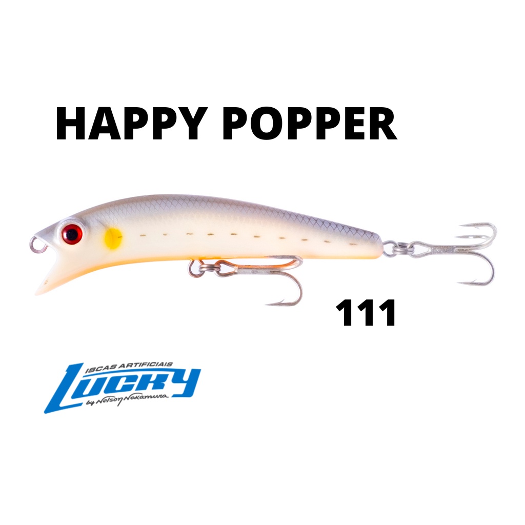 Isca Artificial Nelson Nakamura Happy Popper 95 - 13g Lucky