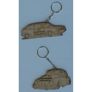 Kit 30 chaveiros modelo Fusca, Modelo Gol Quadrado, Montado com corrente e argola, Mdf Corte e gravação a laser, Artesanato, Decoração, Lembrança