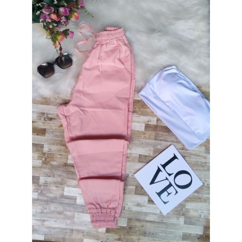 Calca best sale jogger rosa