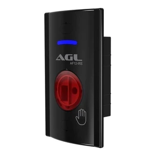 Acionador Infravermelho Agl Af12-ire De Embutir Cor Preta