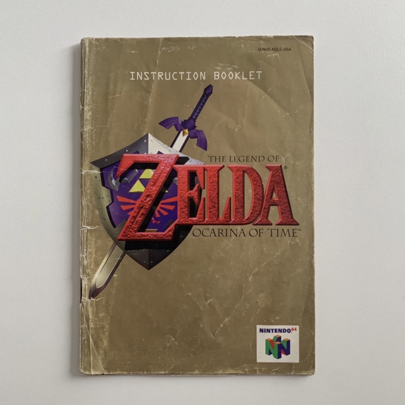 MANUAL - THE LEGEND OF ZELDA OCARINA OF TIME - NINTENDO N64