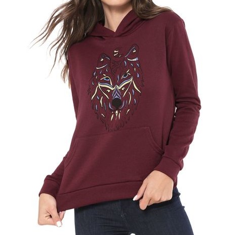 Moletom Flanelado Fechado FiveBlu Estampado Bord Shopee Brasil