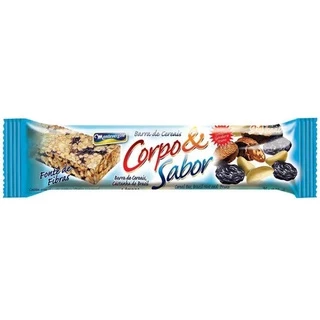 Barra de Cereal Corpo e Sabor Castanha do Pará e Ameixa 25g (Unidade)