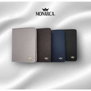 Carteira Masculina feminina Slim Couro Legítimo Cartão/CNH/Notas MONARCA