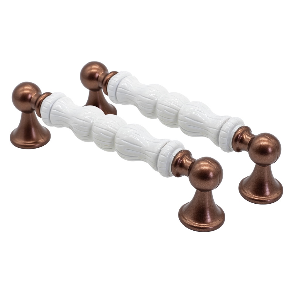 2 Pcs Puxador Para Gaveta Armario Penteadeira Colonial 96mm