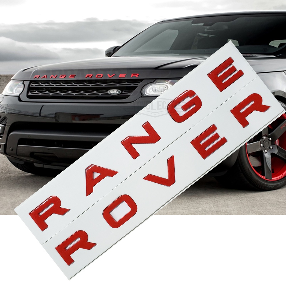 Emblema Letras Range Rover Evoque Sport Frente Ou Traseira | Shopee Brasil