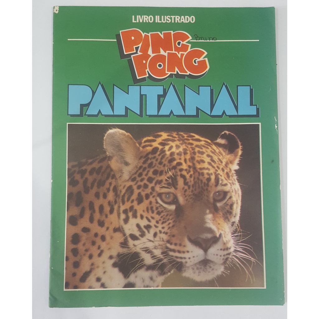 Album de Figurinhas Chiclete Ping Pong Pantanal Completo 1990