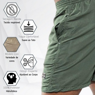 Kit 6 Shorts Tactel Masculino Academia Fitness Bermuda Várias Cores