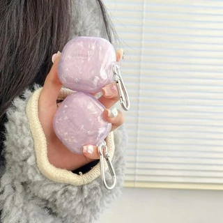 Padrão De Veias Especiais TPU Earbuds Capa Para Projetada Samsung Galaxy Buds2 Pro/Buds2/Buds 2 Live FE-Protetora Melhorada